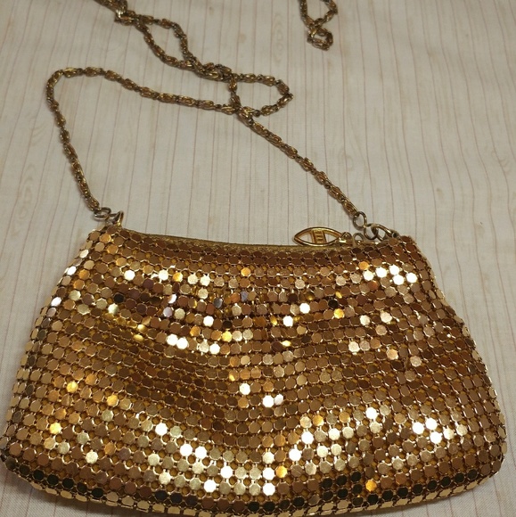 Y&S Handbags Handbags - Dressy gold clutch by Y & S